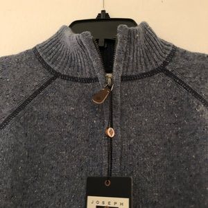 NEW Joseph Abboud quarter zip wool sweater